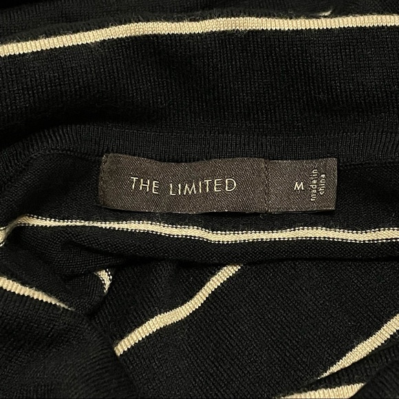 The Limited•Striped Cowl Neck-Sweater Dress Sz M - Picture 4 of 4